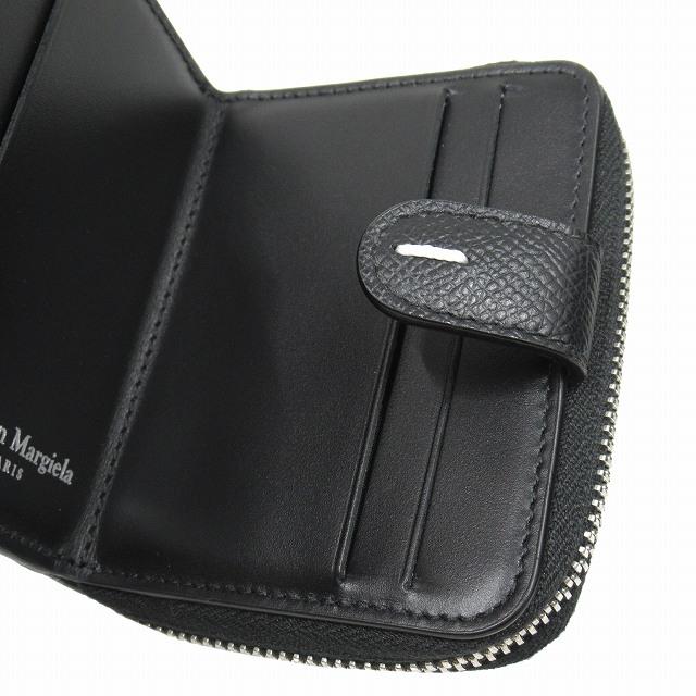 極美品 23SS メゾンマルジェラ レザー 財布 二つ折り ミニ コンパクト
