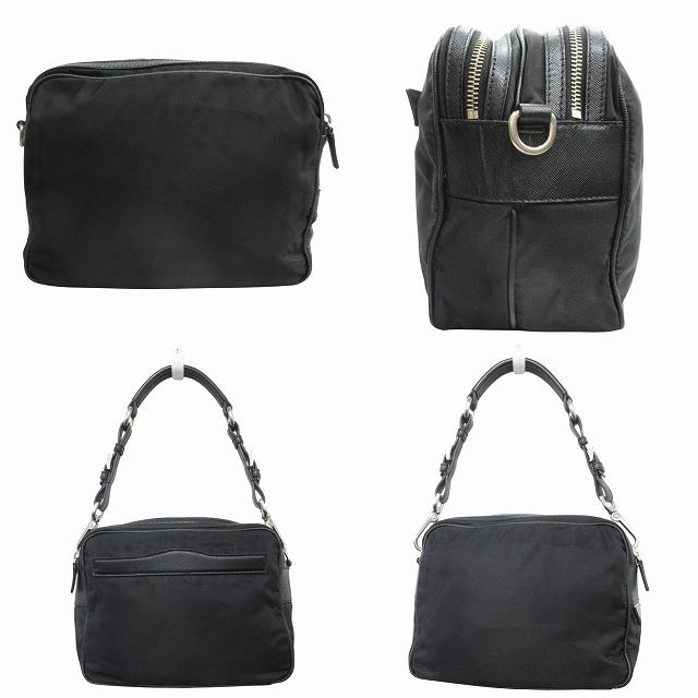 PRADA（プラダ） 美品 ナイロン レザー ショルダー セミショルダー