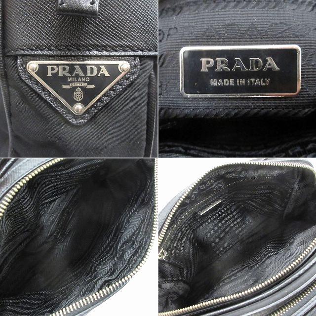 PRADA（プラダ） 美品 ナイロン レザー ショルダー セミショルダー