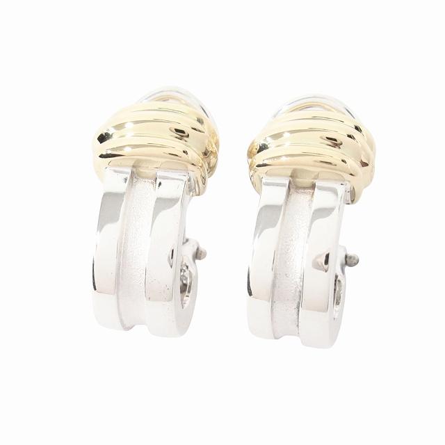 Tiffany グルーブド コンビ イヤリング