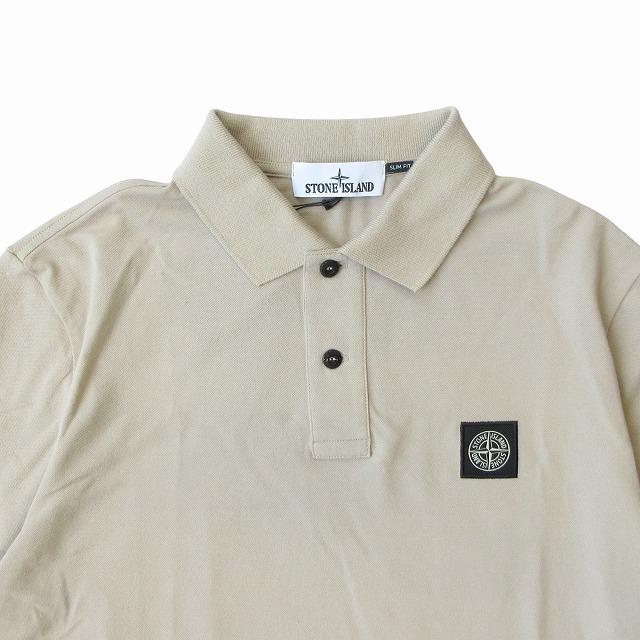 【中古】未使用品 ストーンアイランド STONE  ポロシャツ カットソー 半袖 ロゴ ワッペン 10152SC17 サイズM 未使用品 ストーンアイランド STONE ISLAND ポロシャツ カットソー