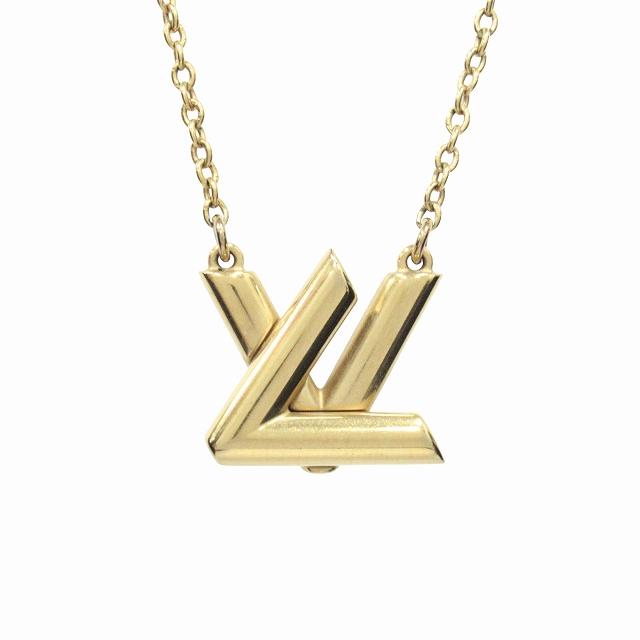 Louis Vuitton ゴールド ネックレス Louis Vuitton x Nigo Squared Necklace ゴールド ネックレス