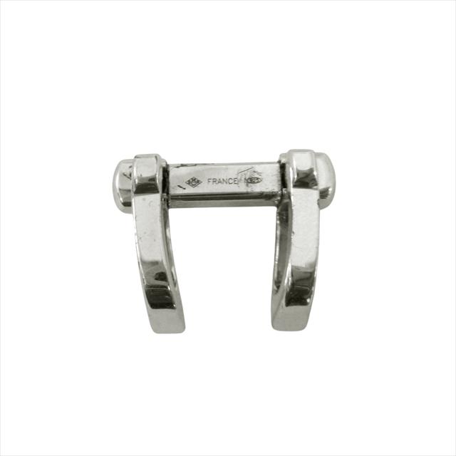 【中古】カルティエ Cartier ロング C シェイプ デコール カフリンクス カフス ボタン フォーマル アクセサリー Cartier（カルティエ） ロング C シェイプ デコール カフリンクス