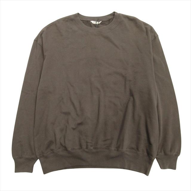 AURALEE オーラリー　スウェット　ダークブラウン　トレーナー　4 AURALEE オーラリースウェットダークブラウントレーナー