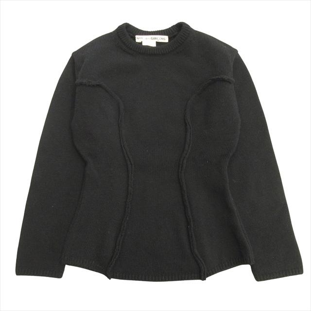 コムデギャルソン ニット ブラック デザイン AD2020 □美品□COMME des GARCONS COMME des GARCONS コムデギャルソン