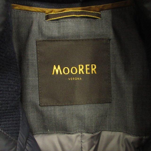 MooRER HARRIS-LE カシミア混 ダウンコート【未使用】 美品 ムーレー MOORER HARRIS-LE ダウン レイヤード チェスター