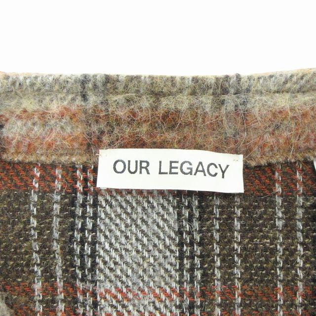 美品 22AW アワーレガシー OUR LEGACY AMENT CHECK MOHAIR チェック