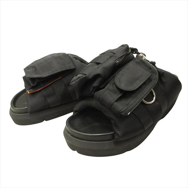 未使用品 24ss サカイ sacai ナイロン ポケット サンダル シューズ  