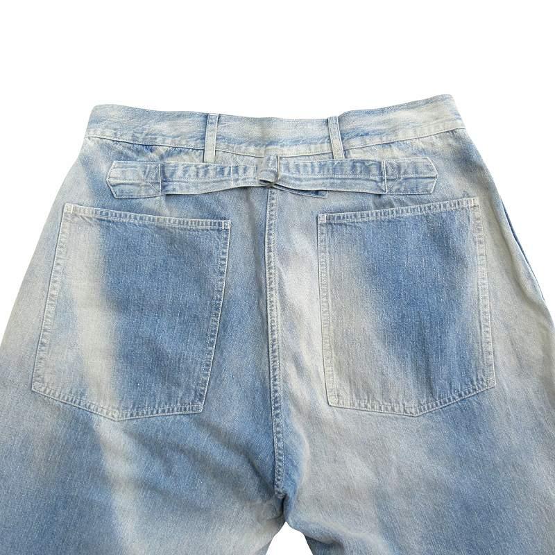 美品 25ss オーベルジュ AUBERGE ガスパールBL ライト デニム
