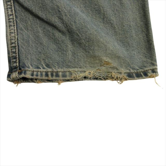 ZARA（ザラ） バギー デニム パンツ ジーンズ ワイド ユーズド加工 36