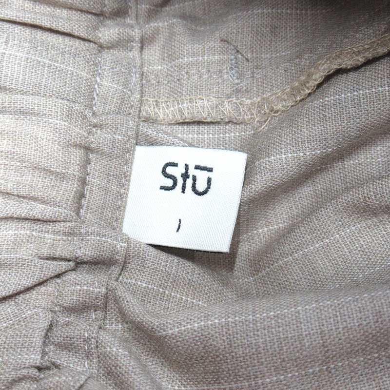 【中古】美品 25ss サトウ STU satou ウール イージー パンツ トラウザー 