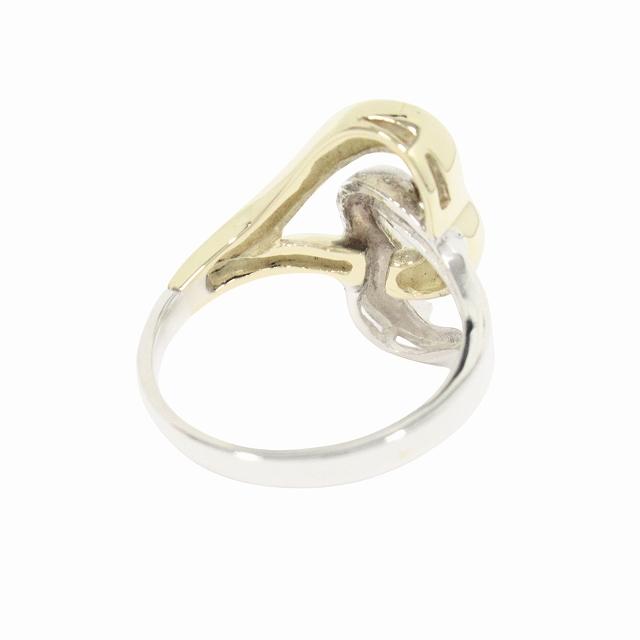 新品仕上げ済 新同 極美品 ティファニー TIFFANY & CO. SV925/K18YG 