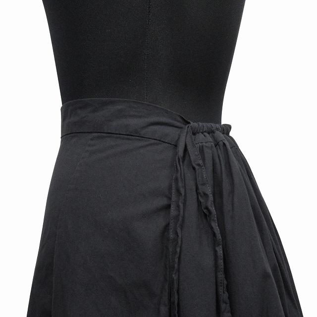 美品 ザロウ THE ROW イージー ギャザー ロング フレア スカート 8024  