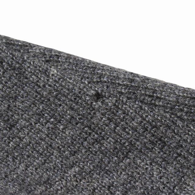値下げ中‼️【新品】HERMES ジップカーディガン M グレー 100%カシミヤ HERMES（エルメス） カシミヤ100％ ニット カーディガン ジャケット