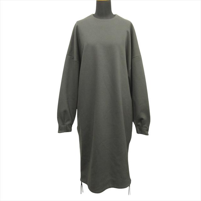 美品 21aw ハイク HYKE サイドジップ ワンピース ドレス カットソー