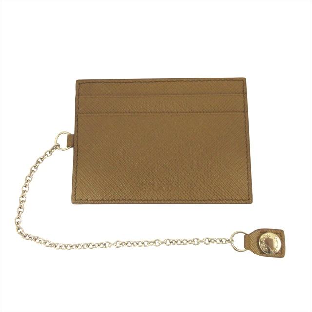 PRADA（プラダ） 未使用品 サフィアーノレザー パスケース付き 二