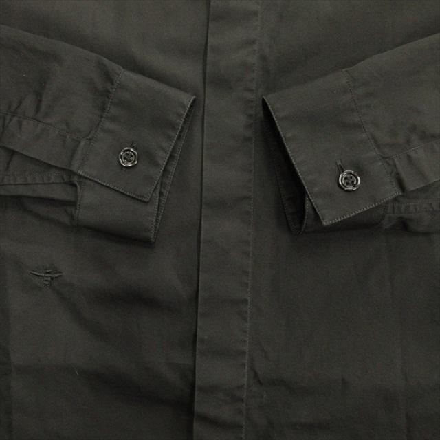 【中古】17ss ディオール Dior BEE 刺繍 ドレス シャツ カットソー ビー ハチ 37 黒 ブラック メンズ◆９ 17ss ディオール Dior BEE 刺繍 ドレス シャツ カットソー ビー ハチ