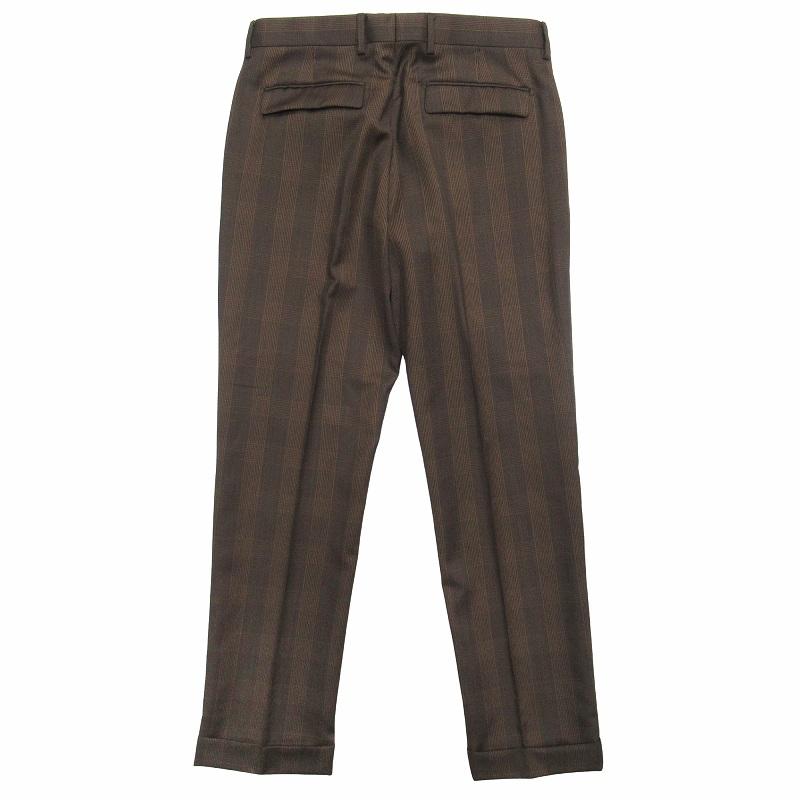 【中古】美品 ベルルッティ Berluti グレンチェック ウール スーツ セットアップ ダブルブレスト カリグラフィー裏地 美品 ベルルッティ Berluti グレンチェック ウール スーツ