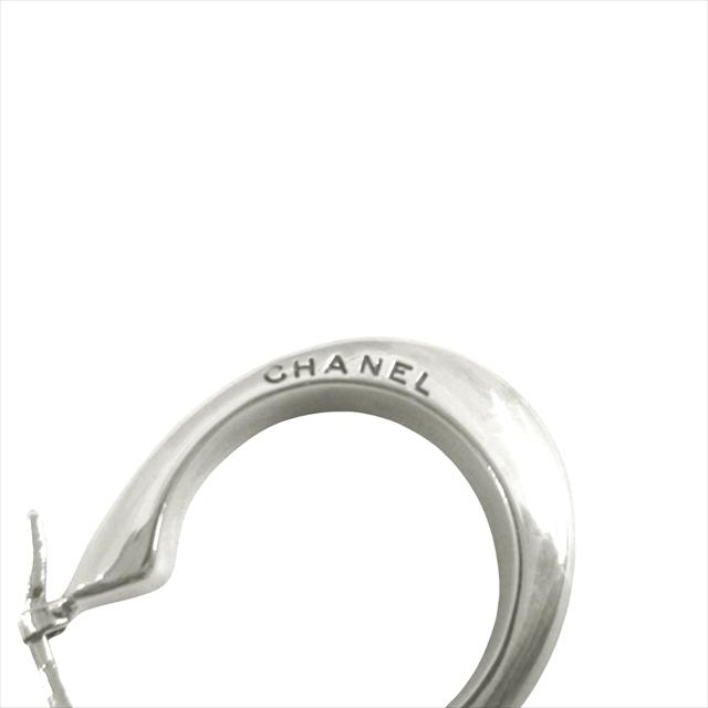CHANEL（シャネル） 新品仕上げ済 極美品 フープ ピアス 片耳 ロゴ