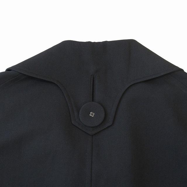 ヨウジヤマモト ファム 19AW メルトンウール　スリーブレスケープコート ヨウジヤマモト ファム 19AW メルトンウール スリーブレスケープコート