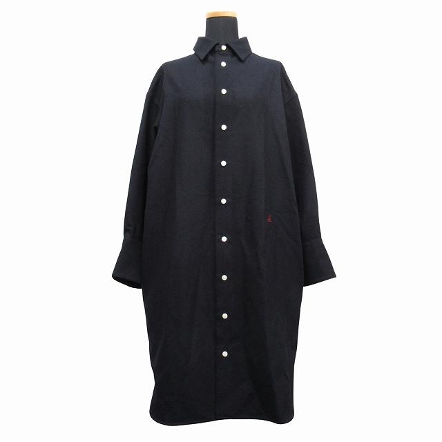 美品 マディソンブルー MADISONBLUE ウール シャツ ワンピース ドレス