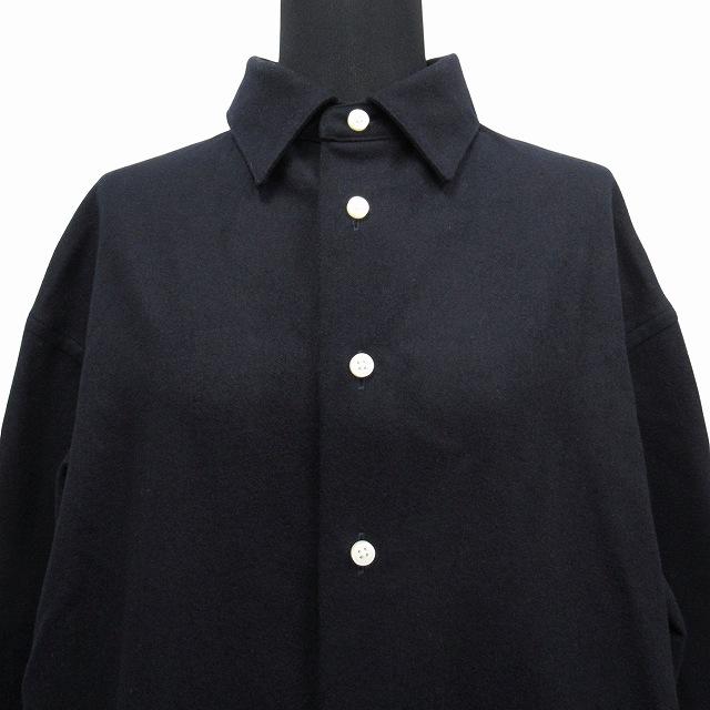 美品 マディソンブルー MADISONBLUE ウール シャツ ワンピース ドレス