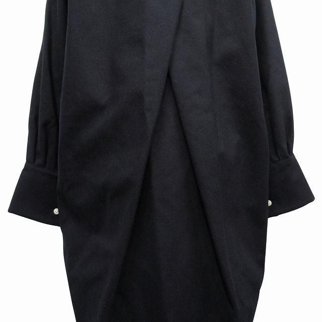 美品 マディソンブルー MADISONBLUE ウール シャツ ワンピース ドレス