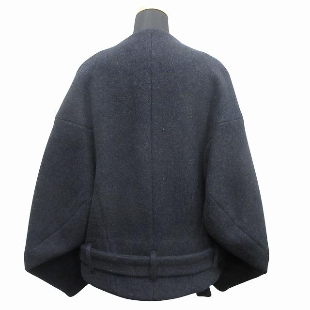 極美品 20AW エンフォルド ENFOLD メルトンリバー クロップド ショート