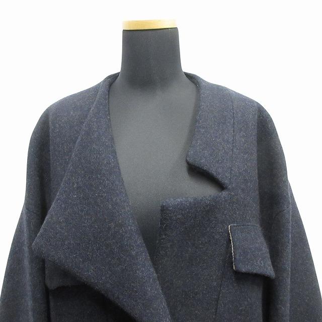 極美品 20AW エンフォルド ENFOLD メルトンリバー クロップド ショート