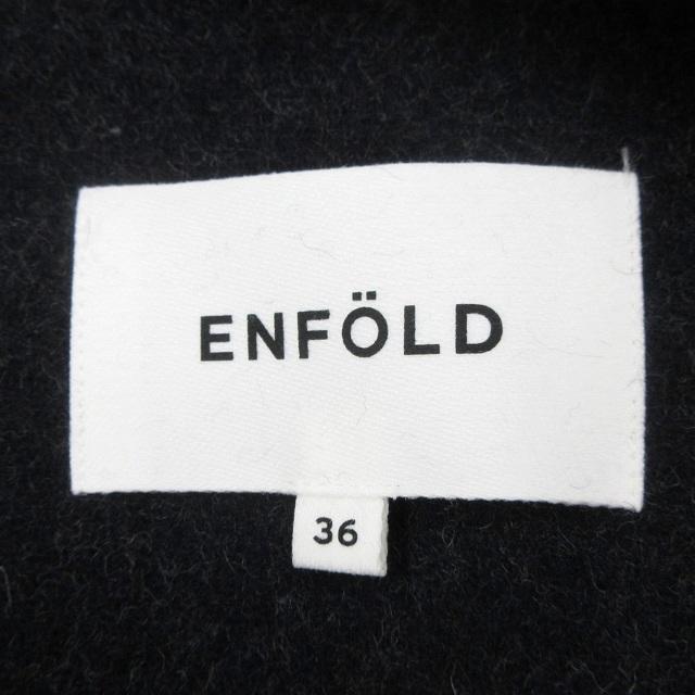 極美品 20AW エンフォルド ENFOLD メルトンリバー クロップド ショート