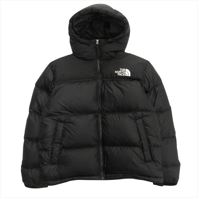 【中古】美品 ザノースフェイス THE NORTH FACE ヌプシフーディー ダウン ジャケット ブルゾン パーカー ロゴ THE NORTH FACE（ザ ノースフェイス） 美品 ヌプシフーディー ダウン