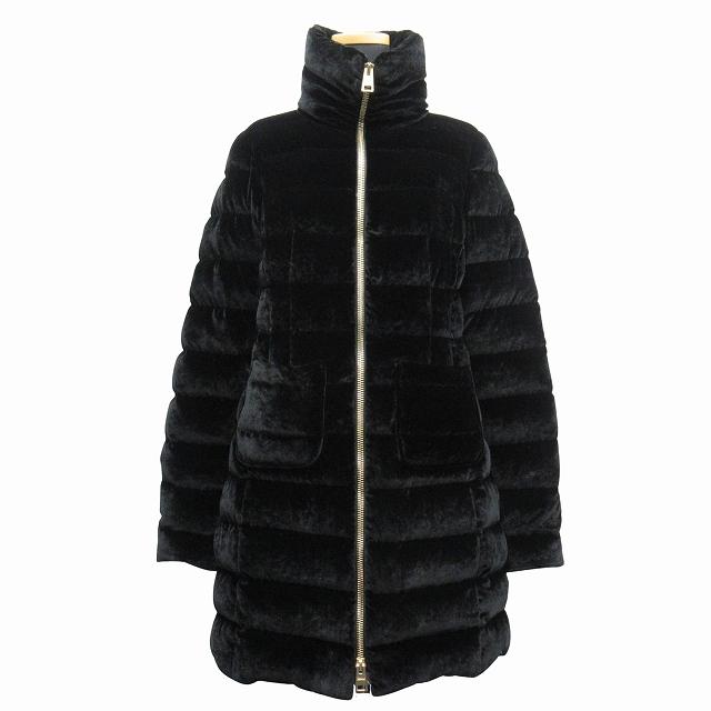 極美品】22AW HERNO ヘルノ ブランドロゴ ボタンダウン ブルゾン44
