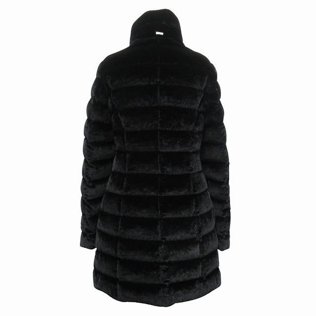 極美品 ヘルノ HERNO ベロア ダウン コート ジャケット ブルゾン