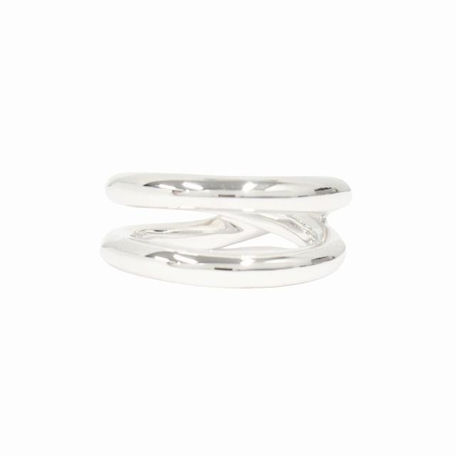 新品同様　ティファニー　グルーブド　リング　シルバー925 新品仕上げ済み TIFFANY&Co.（ティファニー） 11号 リング・指輪 グルーブド ダブル