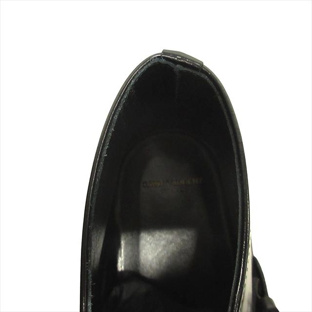 【中古】14aw サンローラン パリ SAINT LAURENT PARIS by Hedi Slimane エディ期 クリーパー ショート ブーツ レザー 14aw サンローラン パリ SAINT LAURENT PARIS エディ期 クリーパー