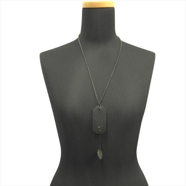 04aw マルタンマルジェラ 10 Margiela 本人期 レザー ドッグタグ