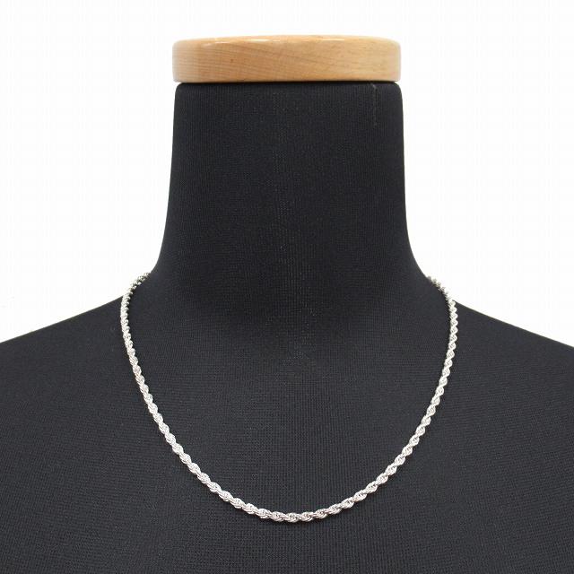【美品】ティファニー　ツイスト　ロープチェーン ネックレス　925　14K 新品仕上げ済 新同 極美品 ティファニー vintage TIFFANY & CO