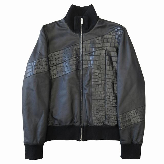 HERMES（エルメス） 未使用品 クロコダイル ラムスキン レザー