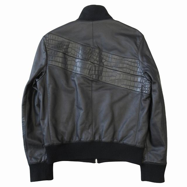 HERMES（エルメス） 未使用品 クロコダイル ラムスキン レザー