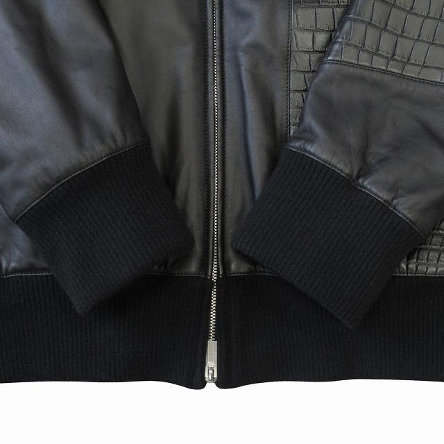 HERMES（エルメス） 未使用品 クロコダイル ラムスキン レザー