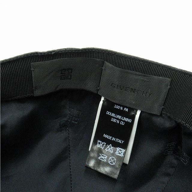 GIVENCHY 黒 キャップ　正規品　美品 美品 ジバンシィ GIVENCHY 