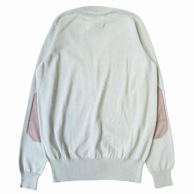 美品 15SS メゾンマルジェラ 4 Maison Margiela エルボーパッチ ニット