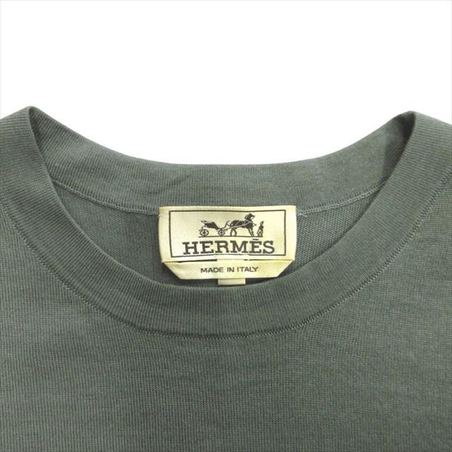 エルメス シルクセーター HERMES（エルメス） カシミヤ シルク ニット セーター クルーネック