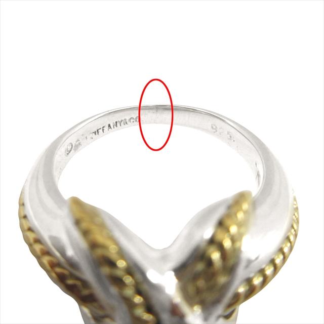 新品仕上げ済 美品 ティファニー TIFFANY & CO. K18 SV925