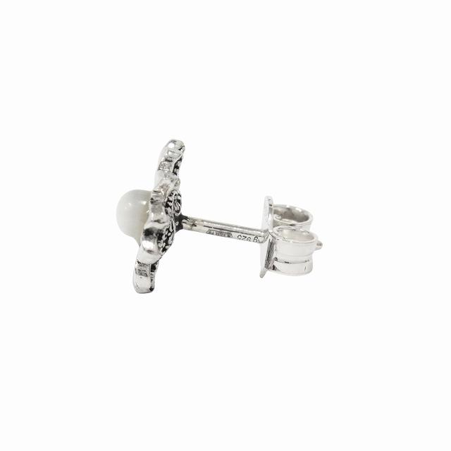 GUCCI（グッチ） 新品仕上げ済 新同 極美品 ダブルG フラワー スタッズ