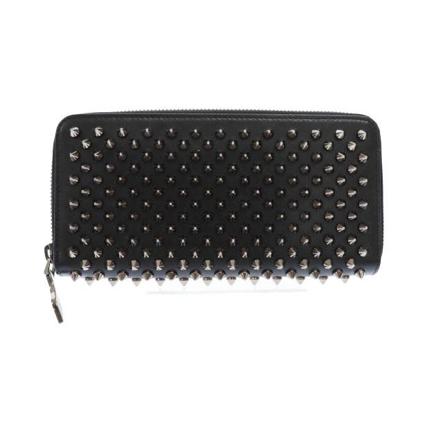 好評 中古 クリスチャンルブタン Christian Louboutin Panettone Wallet パネトーネ スタッズ ウォレット ラウンドファスナー 長財布 黒 0150 034 ブランド古着販売のベクトル 通販 Yahoo ショッピング 待望の再販