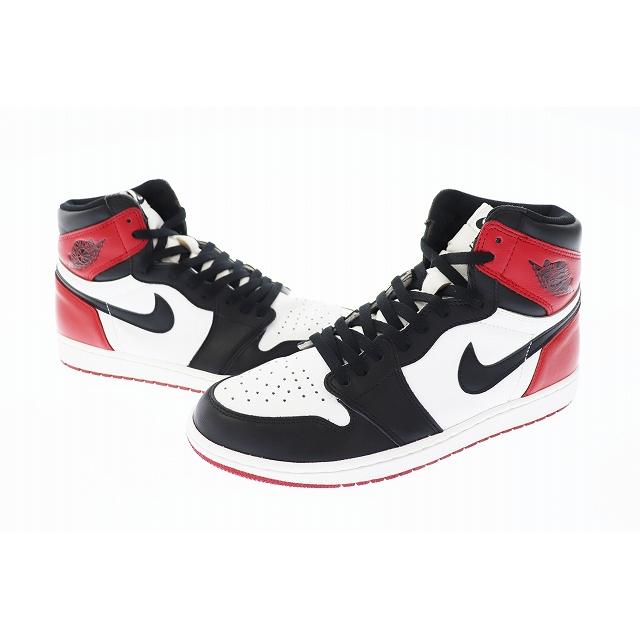 ナイキ NIKE AIR JORDAN 1 RETRO HIGH OG BLACK TOE 2016 エア