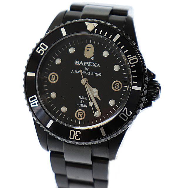 BAPEX サルマリーナ ブラック A BATHING APE BAPEX サルマリーナ ブラック 黒 自動巻き