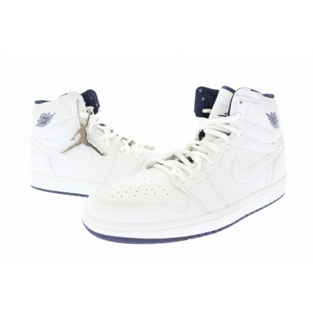 ナイキ エアジョーダン 1 (2001 エディション) ホワイト/ネイビー