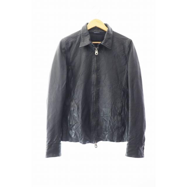 ジュンハシモト junhashimoto 14SS ZIP SHIRTS カウハイド レザー 